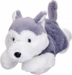 Beppe Husky dog mascot lying down 35 cm