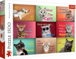 Trefl Puzzle 1500 elements Funny cat portraits