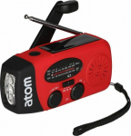 Atom Sports Atom emergency radio with light and backup power supply