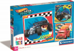Clementoni Puzzle Super Color Hot Wheels 3 x 48 element&oacute;w