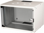Equip 19" Wall housing glass door ECO 540x400mm 7U grau