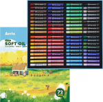Oil Pastels Set ARRTX, 72 Colors