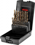 RUKO 259214ERO - UC Twist Drill Set FLOWSTEP TIP HSSE-Co 5 19-teilig