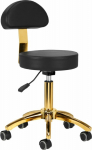 Activeshop Cosmetic stool AM-304G black gold