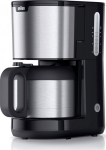 Braun IDCollection KF1505 BK, Filter coffee machine, 1.2 l, Ground coffee, 1000 W, Schwarz