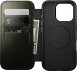 Nomad Nomad Leather Folio, green chrome - iPhone 16 Pro