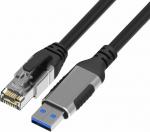 Kabel USB PremiumCord USB-A - RJ-45 3 m Silver (kunet3)