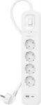 Belkin Surge Socket 4-fold + USB-A+C,525J,18W,2m SRB001vf2MV2