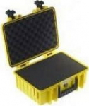 B&W Cases B&W Outdoor Case Type 4000 yellow with padded divider set