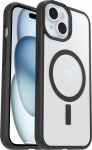 OtterBox React MagSafe suojakotelo, Apple iPhone 16e/15/14/13, black / transparent