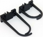 Triton TRITON Plastov&yacute; h&aacute;ček pro veden&iacute; kabel&aacute;že velk&yacute;, 60x30mm, čern&yacute;