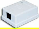 Alantec Surface Mount Box STP kat.5e 1xRJ45 (GN005)