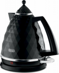 De'Longhi Brillante KBJ 2001.BK czarny - Moc [W]: 2000 | Capacity [l]: 1.7 | Hidden heating element: tak | Color: czarny | Filter: tak | Rotating base: tak