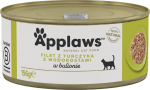 APPLAWS Tuna fillet with seaweed in broth - wet cat food - 156g