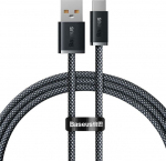 Kabel USB Baseus USB-A - USB-C 1 m Szary (CALD000616)