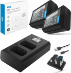 Newell Battery Charger and two batteries set NP-FW50 Sony