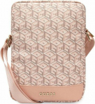 Guess Guess GCube tablet case Stripe Tablet Bag - Bag tablet 10'' (Pink)