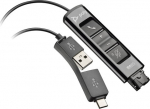 Poly DA85 USB TO QD SMART DIGITAL, HEADSET ADAPTOR WITH CONTROLS