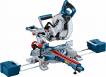 BOS Bosch Bosch cordless chop and miter saw BITURBO GCM 18V-216 D Professional solo, chop and miter saw (blue, without battery and charger)