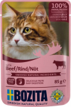 BOZITA Meat chunks in jelly with beef &ndash; wet cat food &ndash; 85g