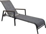 Deck chair DELGADO grey