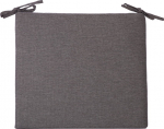 Chair pad SUMMER 43x38xH2.5cm, black