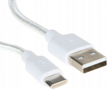 Kabel USB Cygnett USB-A - USB-C 0.25 m White (CHAR-USBAC-0.25M)