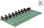 Delock Schnittstellenadapter - Test board, 8 x M.2 NVMe with SFF-8643 - M.2 22110, M.2 2230, M.2 2242, M.2 2260, M.2 2280 (M.2 22110, M.2 2230, M.2 2242, M.2 2260, M.2 2280)