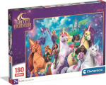 Clementoni CLE puzzle 180 Super UnicornAcademy 29802