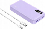 Ugreen PB312 20000 mAh USB-C 20W fioletowy