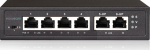 Switch PoE EasyCam 4FE x POE + 2FE UPLINK 60W