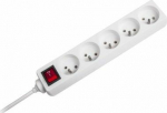 Listwa zasilająca Rebel Electro 5 sockets 3 m White (URZ3032-3B)