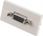 Lindy VGA Snap in Black, VGA Female to VGA Female