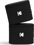 Kodak SoundBrix - Lautsprecher - tragbar - wirelessly - Bluetooth - 5 Watt - Bass Black (pack of 2)