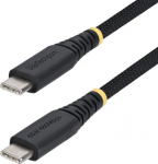 StarTech.com - USB-kabel - USB-C (hane) till USB-C (hane) - USB 2.0 - 3 A - 2 m - USB Power Delivery (60W) - svart