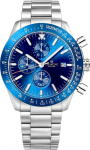 Giewont Chronograph Sapphire Men's Watch GW8720-B3 / silver-blue