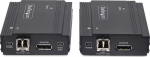 StarTech.com DisplayPort KVM Console Extender Over Fiber Optic, 4K 60Hz - Video/ljud/USB-extender - DisplayPort - up till 300 m - TAA-compatible