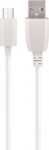 Kabel USB TelForceOne USB-A - microUSB 1 m White (69927)
