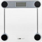 Clatronic PW 3368 Electronic Personal Scale (Transparent/Silver)