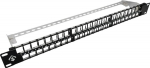A-LAN ALANTEC 19" modular 48-port 1U patch panel with support bracket (unpopulated)