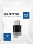 Adapter USB Bluestar USB-C - MicroUSB Czarny
