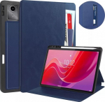 Pouch tablet 4kom.pl Leather case with pockets for Lenovo Tab M11 10.95 TB330FU TB330XU TB331FC, navy