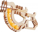 Extra Digital Wooden Assembly Kit Ping Pong Ball Gun