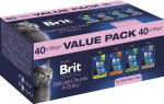 BRIT Premium by Nature Value pack Sterilised Box - wet cat food - 40x100g