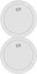 Alecto SD1030 2-Pack Smoke Alarms with 10-Year Battery Life
