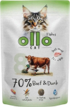 OLLO Cat No. 8 Beef and duck - wet cat food - 85g
