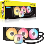 CORSAIR iCUE LINK TITAN 360 RX RGB CPU Water Cooler, 360 mm, RGB - black