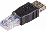 Adapter USB Akyga AK-AD-27 USB - RJ45 Czarny (AK-AD-27)