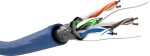 Wentronic Goobay 93265 - 100 m - Cat5e - F/UTP (FTP) - Blau