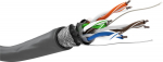 Wentronic Goobay 68709 - 100 m - Cat5e - SF/UTP (S-FTP) - Grau